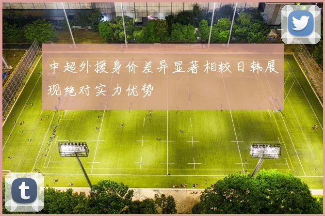 中超外援身价差异显著相较日韩展现绝对实力优势